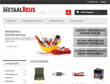 Tablet Screenshot of metaalreus.nl